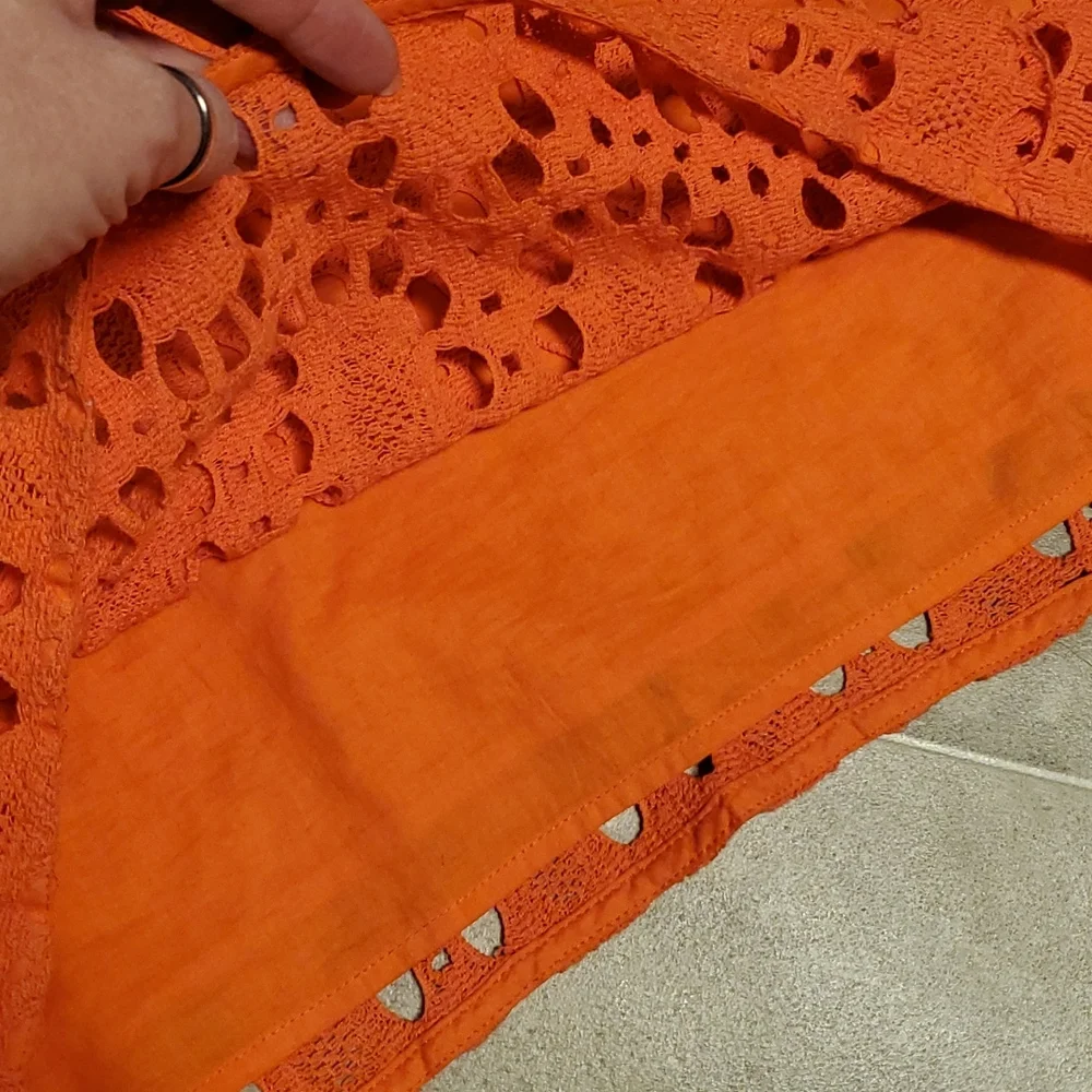 EUC Trina Turk Orange Crotched Mallory Dress - Picture 6 of 8
